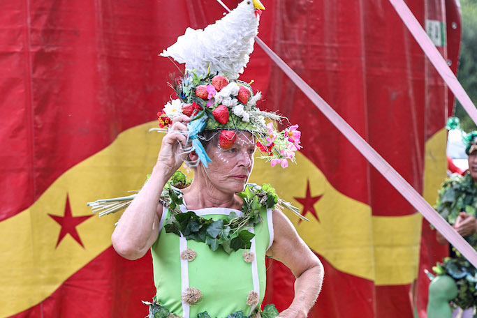 Sous le chapiteau - 1 artiste femme - comédienne - groupe Le Dé Joyeux